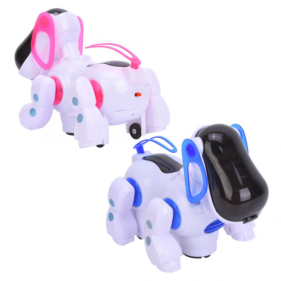 Hot Dog Robot Toys for Children Music Light Electronic Interactive Walking Puppy Sing Dance Robot Dog Pet Toy