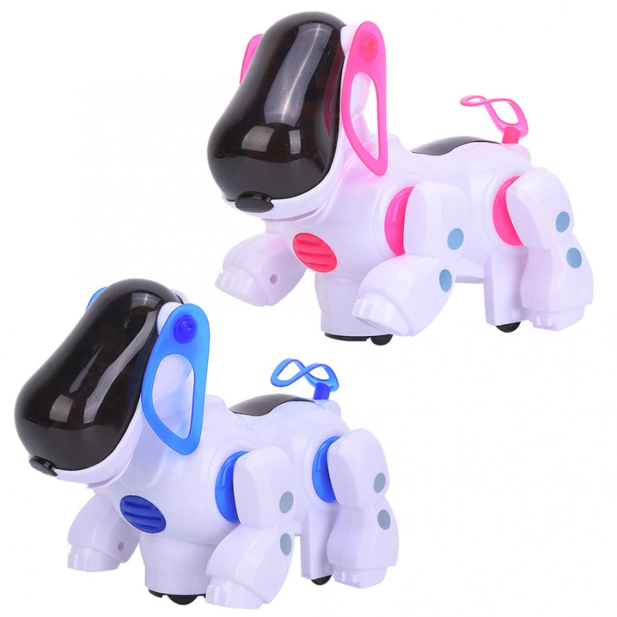 Hot Dog Robot Toys for Children Music Light Electronic Interactive Walking Puppy Sing Dance Robot Dog Pet Toy